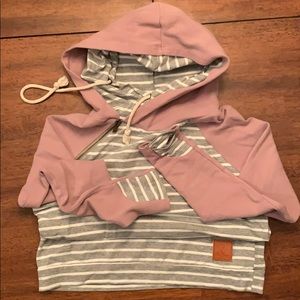 Ampersand Avenue double hood hoodie